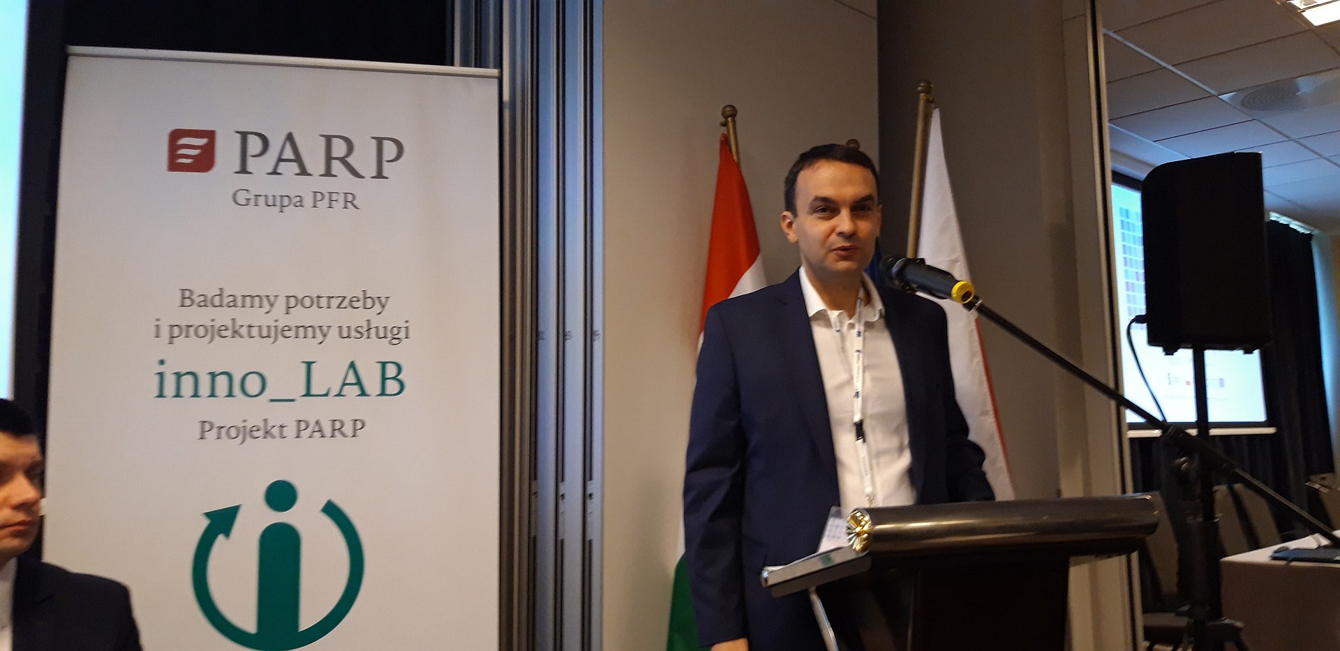 Mikołaj Różycki, wiceprezes PARP na XIII Międzynarodowej Konferencji Ewaluacyjnej