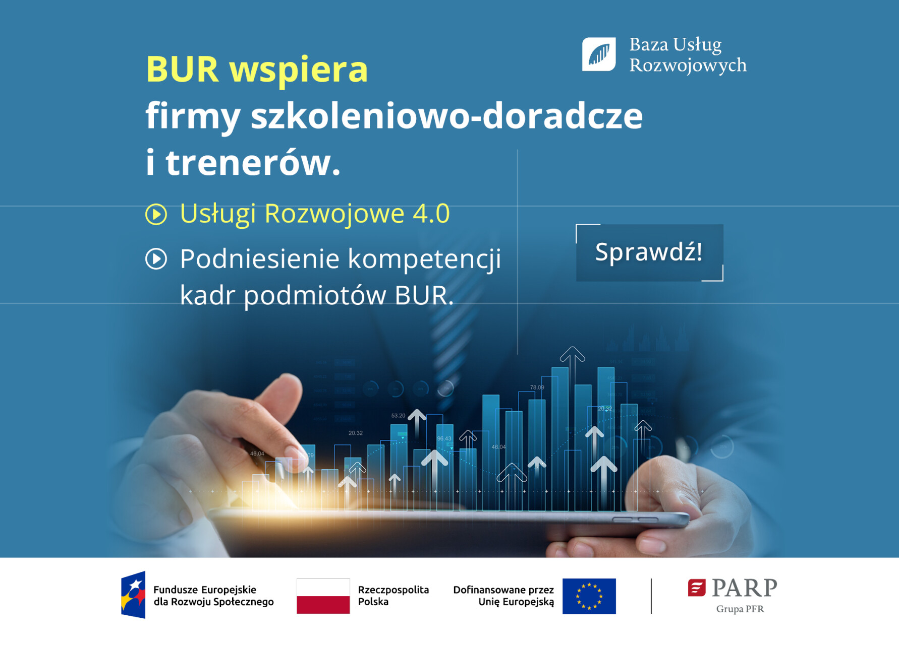 BUR wspiera firmy szkoleniowo-doradcze i trenerów. Sprawdź, jak zdobyć środki!