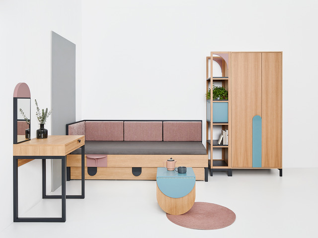 Fot.: Stowarzyszenie Wzornictwo Przemysłowe Warmii i Mazur, kolekcja mebli od Pagok, projektant: Dorota Terlecka