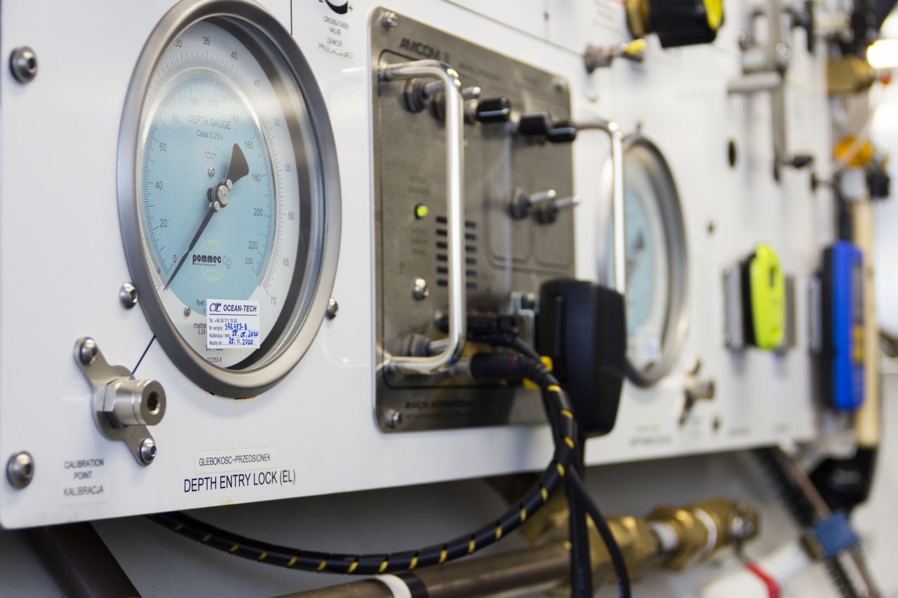 Widok na część maszyny