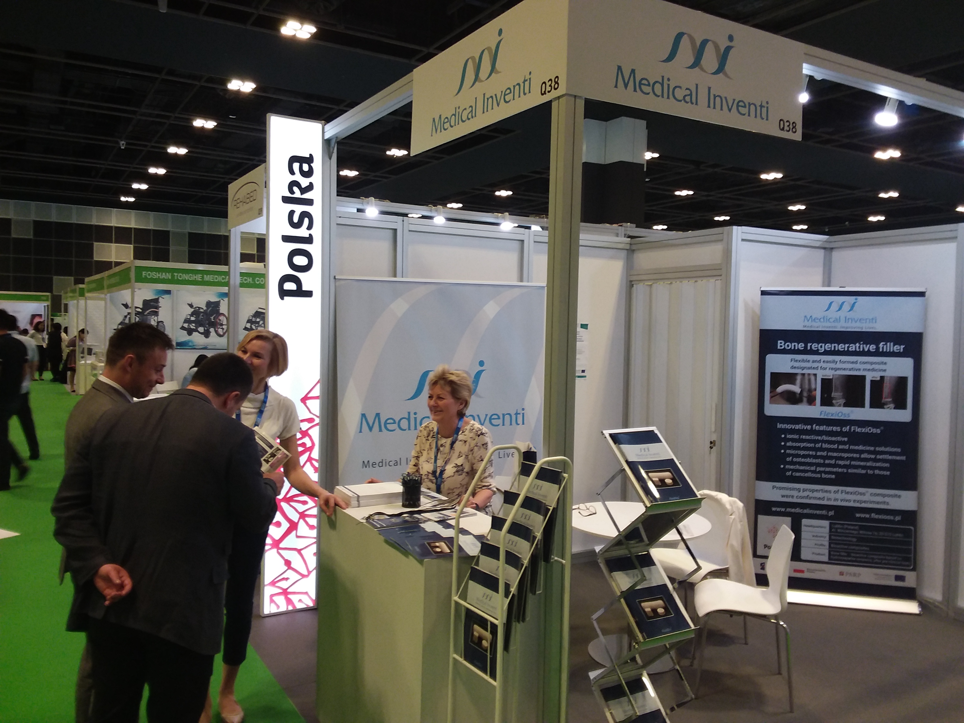 Udział w Programie promocji branży sprzętu medycznego sposobem zwiększenia rozpoznawalności marki biokompozytu kościozastępczego FlexiOss zw. "sztuczną kością".