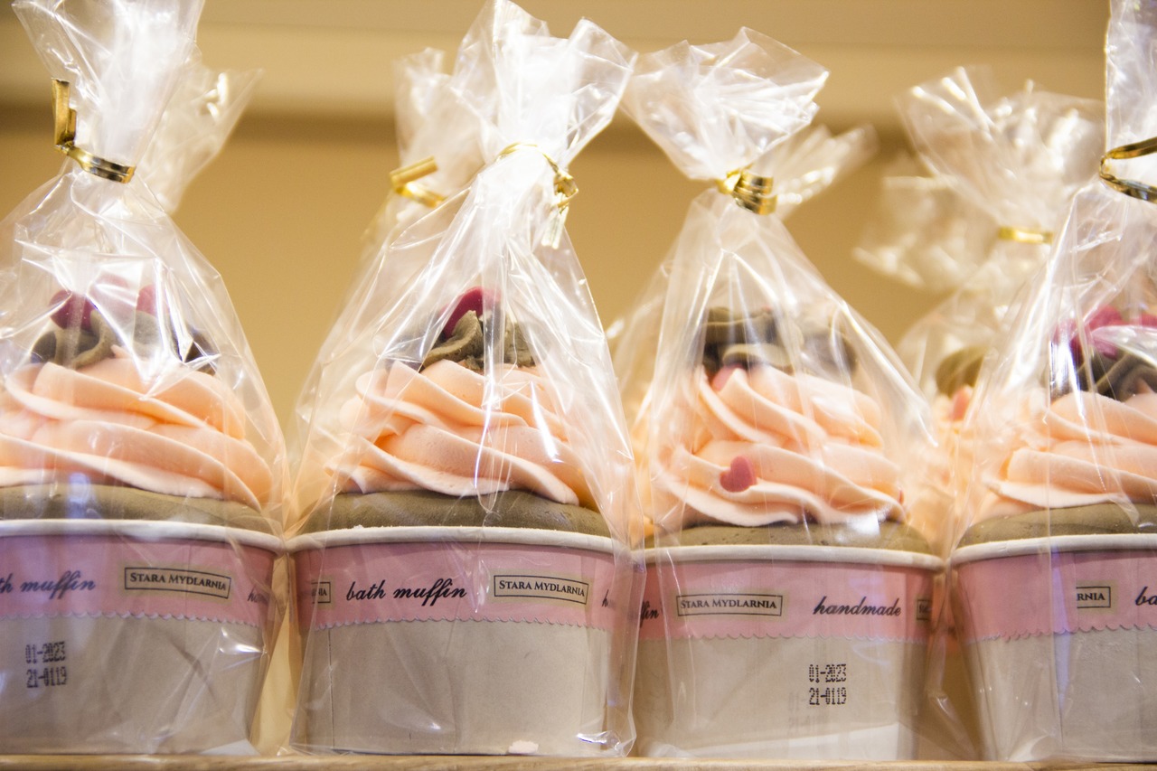 Mydło w kształcie babeczek